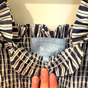 Hill House Striped Navy and White Nap Dress